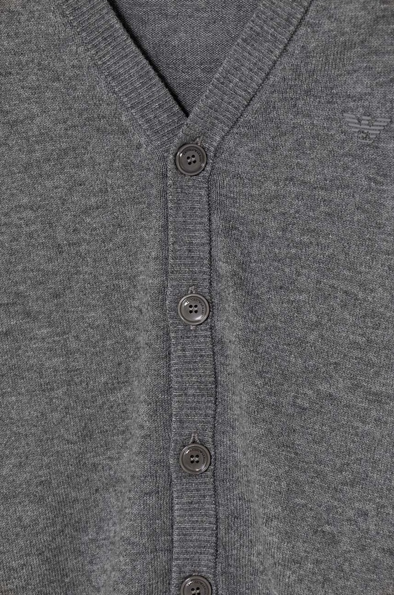 Хлопчик Дитячий кардиган з домішкою вовни Emporio Armani 8N4E78.4M16Z сірий