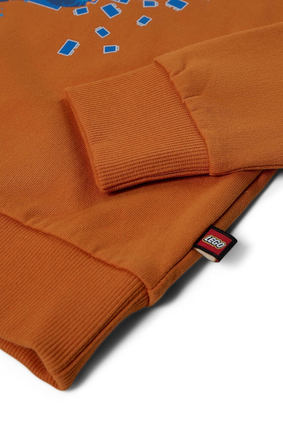 Dječja pamučna dukserica Lego LWSCOUT 611 12011314 narančasta