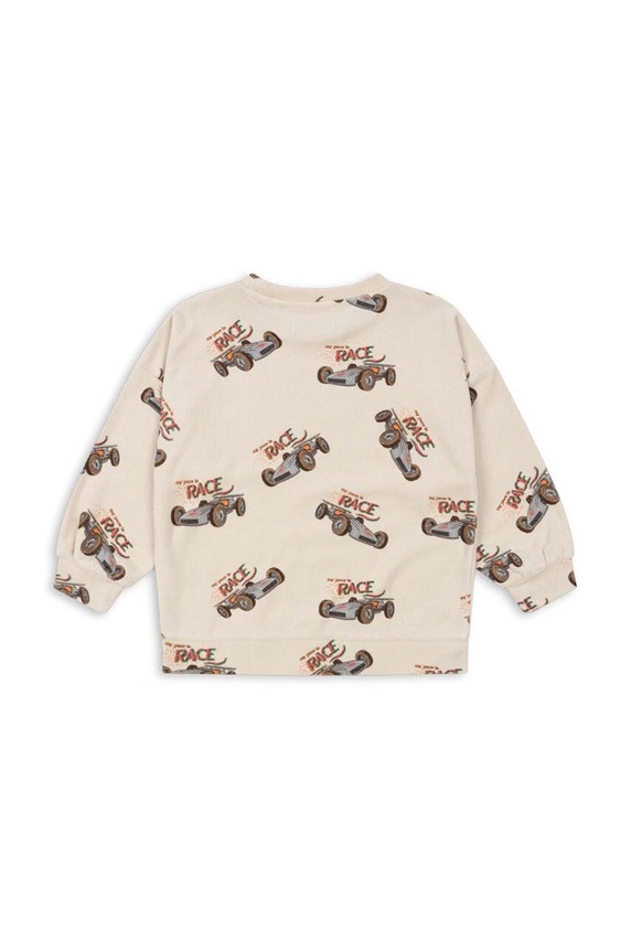 Detská mikina Konges Sløjd ITTY SWEATSHIRT GOTS KS101540 béžová AW24