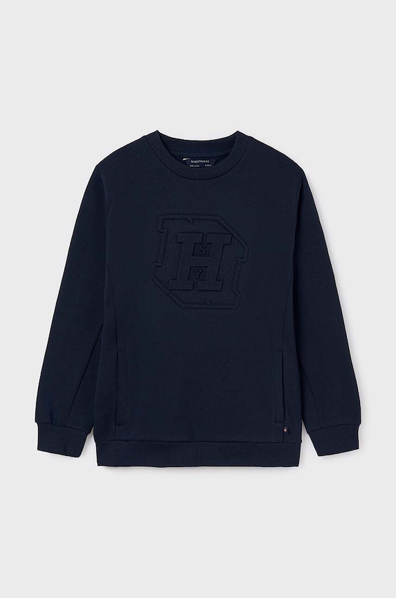 Mayoral bluza dziecięca aplikacja granatowy 7448.7C.Junior.9BYH