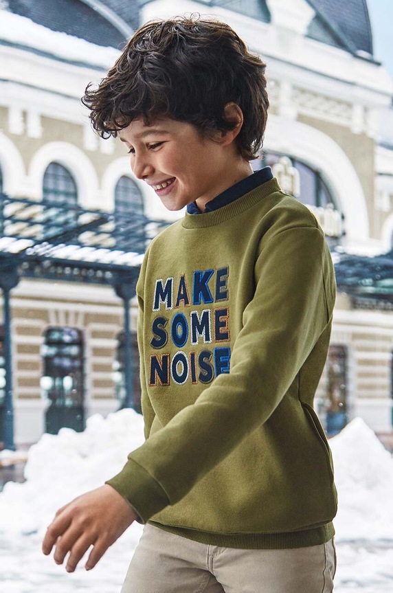 Mayoral bluza dziecięca zielony 7488.7C.Junior.9BYH