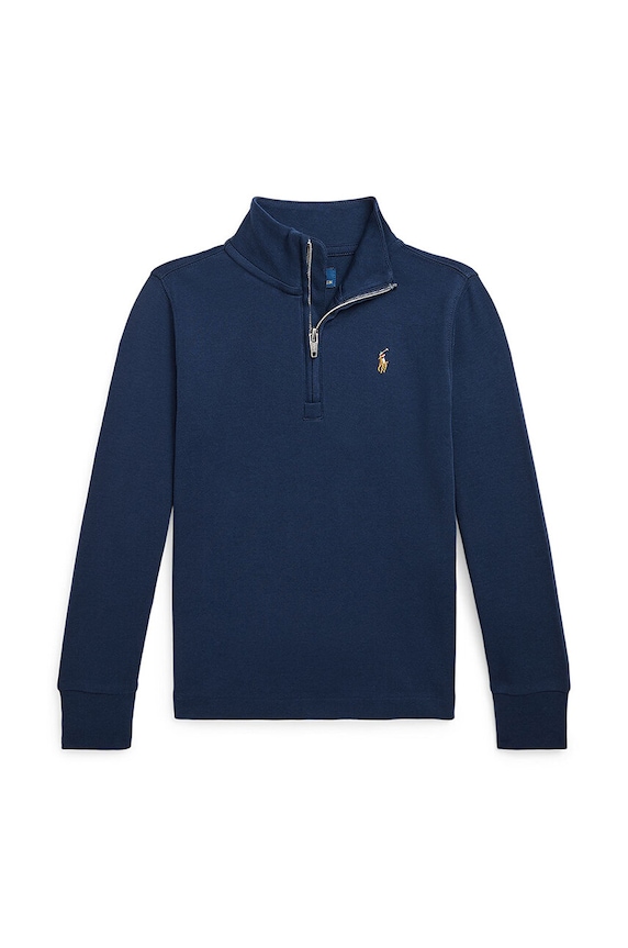 Polo Ralph Lauren bluza bawełniana dziecięca 322952436001 granatowy AW25