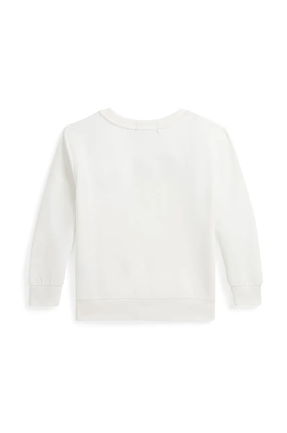 Detská mikina Polo Ralph Lauren 322960439002 biela AW24