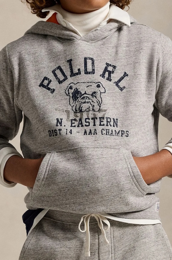 Детски суичър Polo Ralph Lauren 323952520001 сив