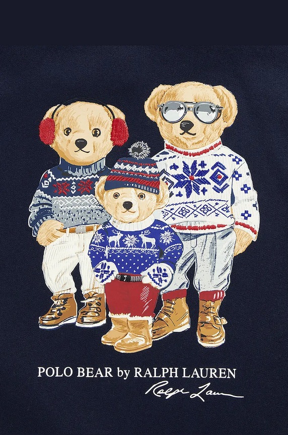 Chlapec Detská mikina Polo Ralph Lauren 323953042001 tmavomodrá