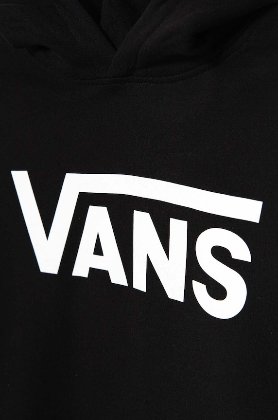 Момче Детски памучен суичър Vans Vans Classic II PO BY VN000JBMBLK1 черен
