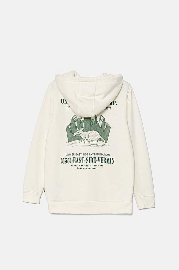 Dětská mikina Vans East Sideermin PO VN000JBQFS81 béžová AW24