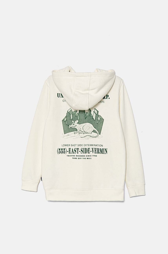 Dětská mikina Vans East Sideermin PO VN000JBQFS81 béžová AW24