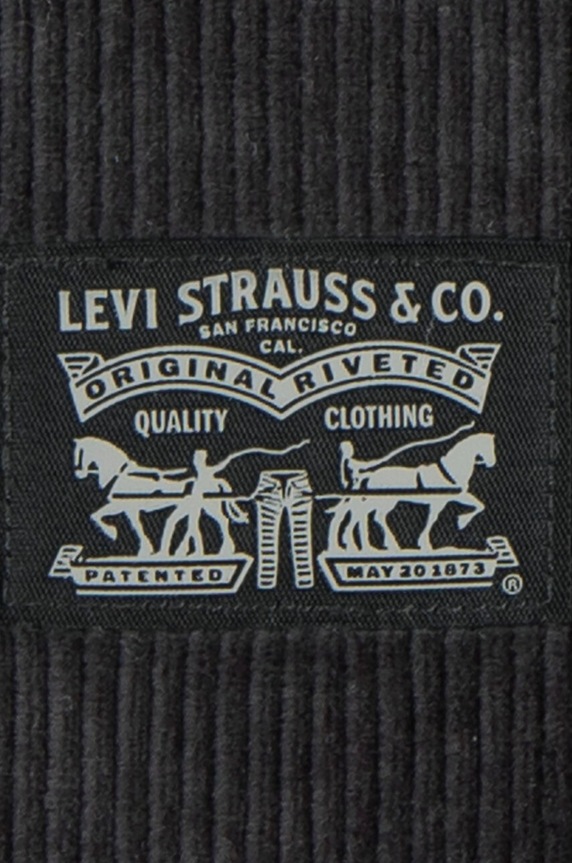 Dječaci Dječja dukserica Levi's KNIT CORDUROY HOODIE 9EL157 crna