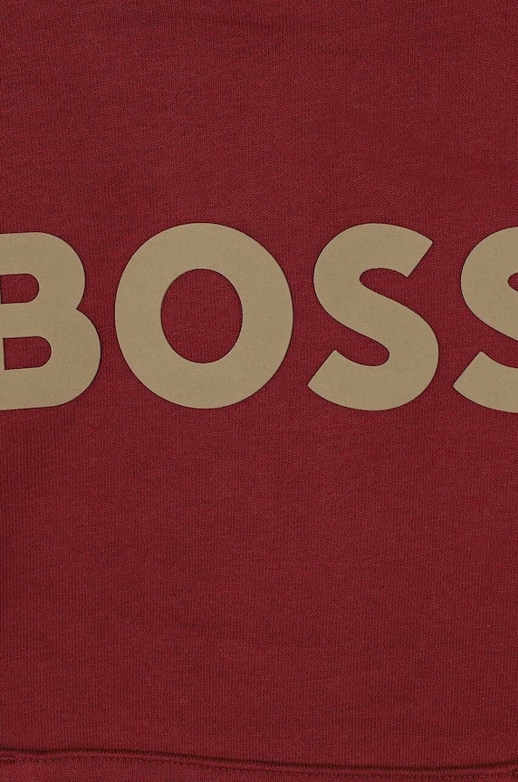 CHLAPEC Dětská mikina BOSS J51187.126.150 burgundské