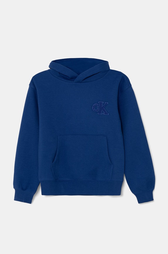 Dětská mikina Calvin Klein Jeans IB0IB02216.9BYH modrá AW24