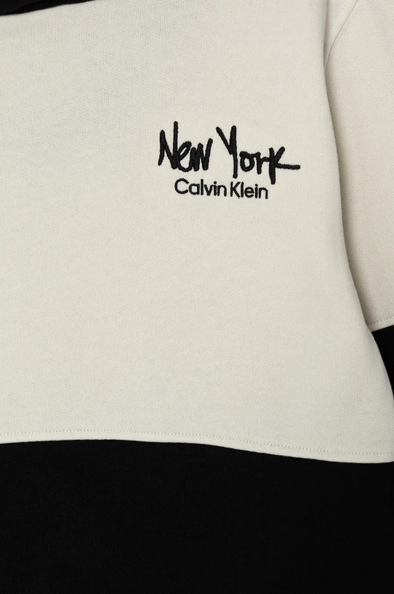 Dětská mikina Calvin Klein Jeans černá IB0IB02329.128.176.9BYH