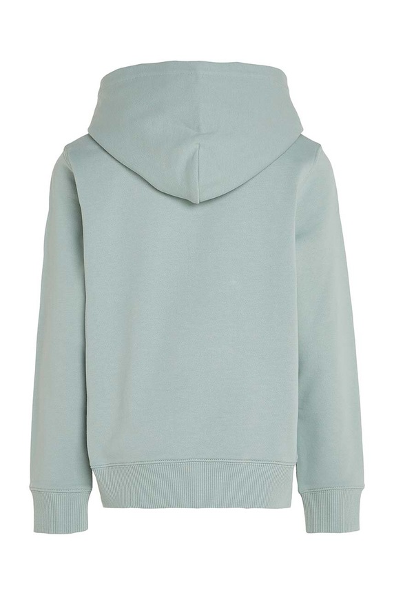 Dječaci Dječja pamučna dukserica Calvin Klein Jeans IU0IU00266.128.176.9BYH zelena