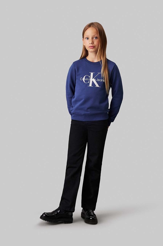 Calvin Klein Jeans hanorac de bumbac pentru copii IU0IU00675.128.176.9BYH