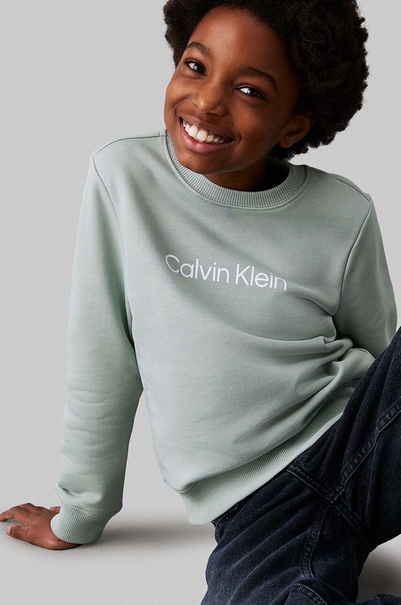 Calvin Klein Jeans bluza bawełniana dziecięca IU0IU00680.104.116.9BYH
