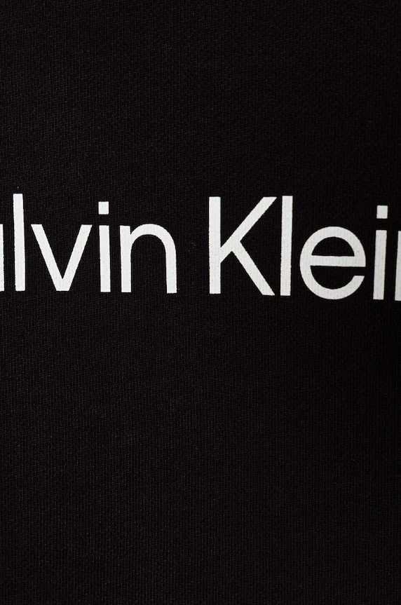 Calvin Klein Jeans bluza bawełniana dziecięca czarny IU0IU00680.128.176.9BYH
