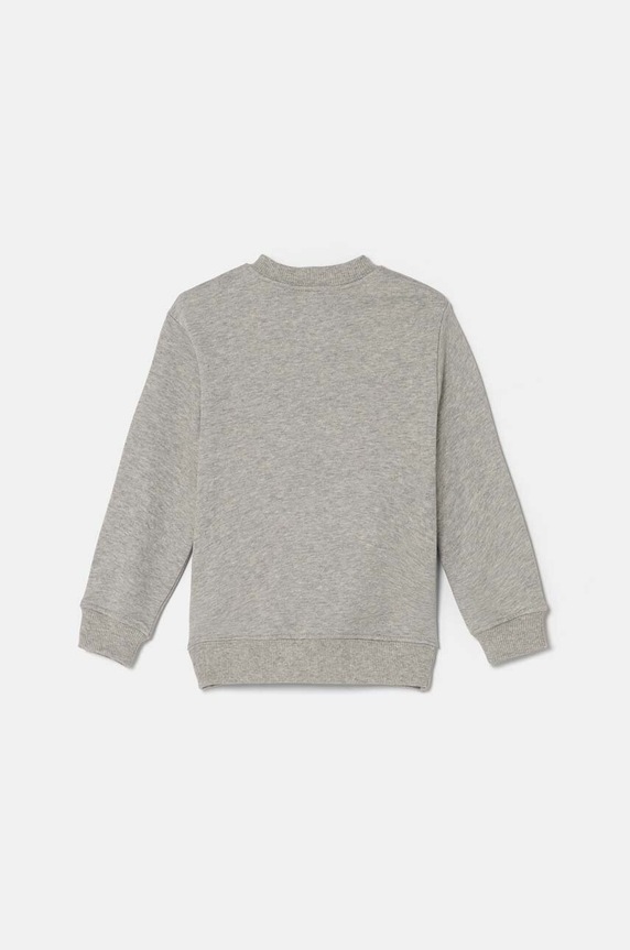 Dječja pamučna dukserica United Colors of Benetton 3FWYG10FN.P.Seasonal siva AW24