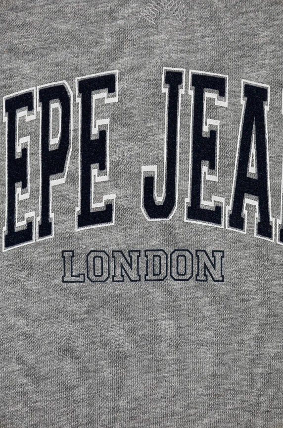 Chłopiec Pepe Jeans bluza dziecięca BAIN CREW PB581623 szary