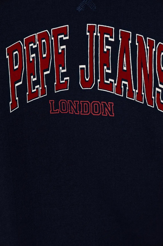 Chłopiec Pepe Jeans bluza dziecięca BAIN CREW PB581623 granatowy