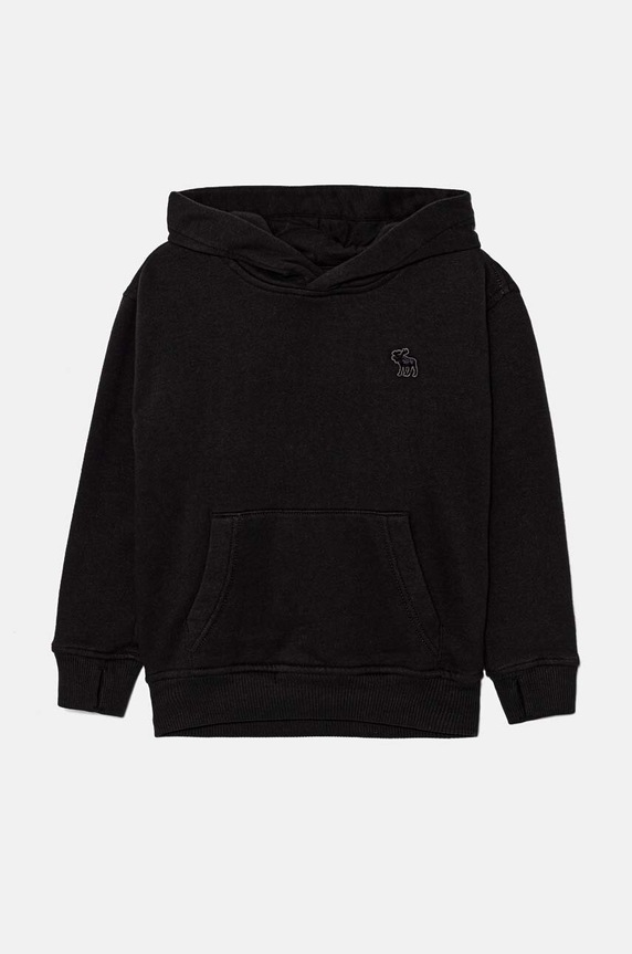Abercrombie & Fitch bluza dziecięca z kapturem szary KI222.4150