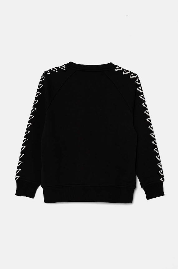 Băieți Emporio Armani hanorac de bumbac pentru copii EB000017.AF10381 negru
