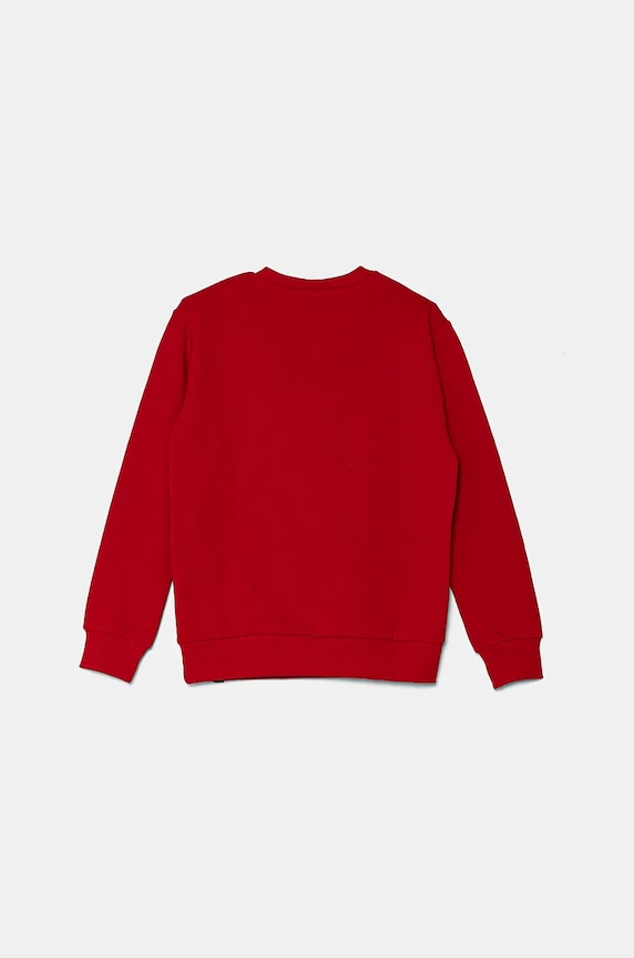 Dětská bavlněná mikina United Colors of Benetton 3J68C10MK.G.Seasonal červená AW24