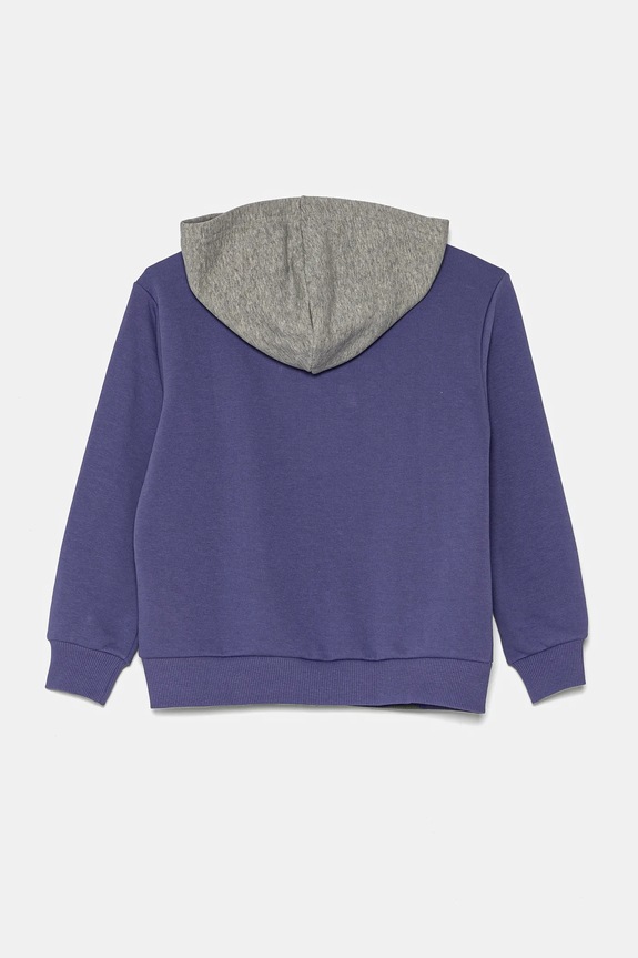 Dětská mikina United Colors of Benetton 3PANC204A.G.Seasonal fialová AW24