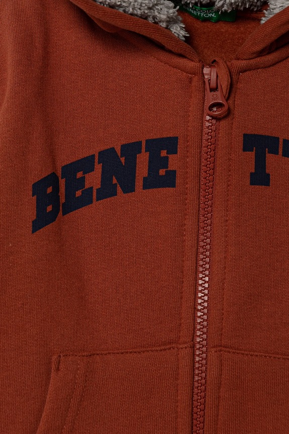 CHLAPEC Dětská mikina United Colors of Benetton 3EB5G503E.P.Seasonal oranžová
