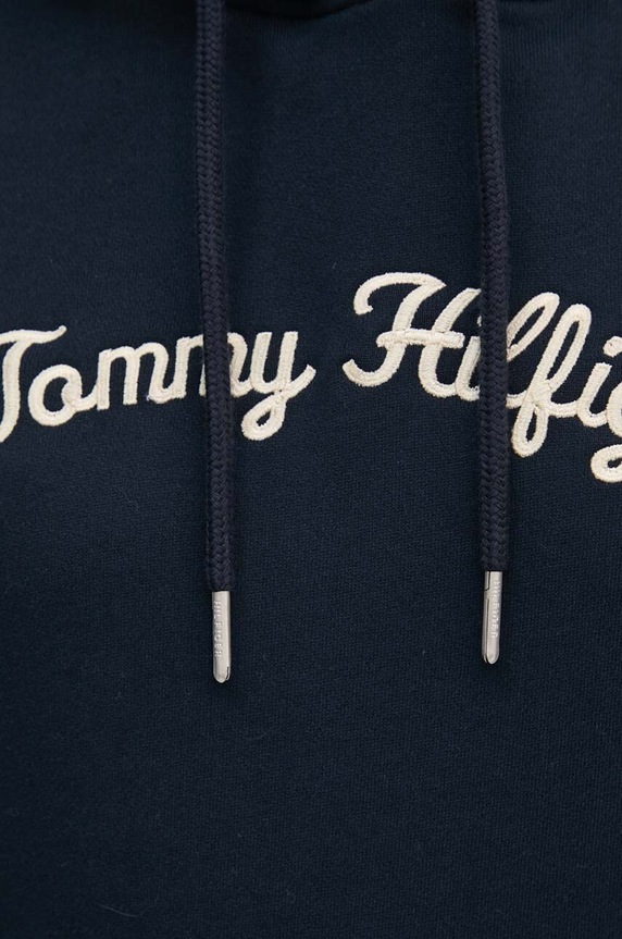 Tommy Hilfiger bluza bawełniana WW0WW42612 granatowy