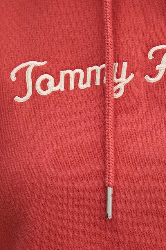 Tommy Hilfiger bluza bawełniana WW0WW42612 czerwony