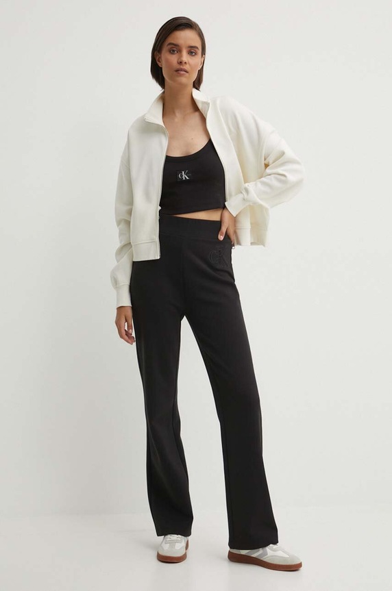 Μπλούζα Calvin Klein Jeans J20J223922 μπεζ AW24