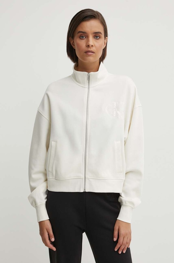 Μπλούζα Calvin Klein Jeans μπεζ J20J223922