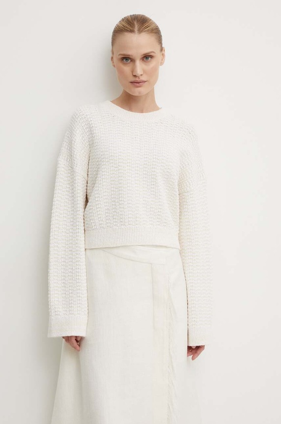 Pulover A.L.C. Reese okrugli bež 7SWPO00997