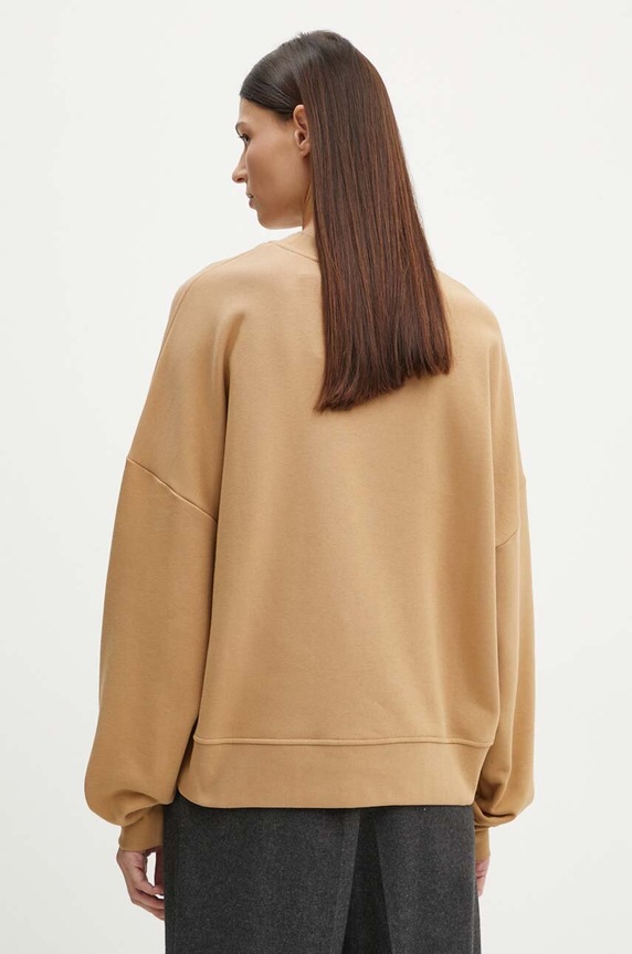 Odzież Iceberg bluza bawełniana E041.6317 beżowy