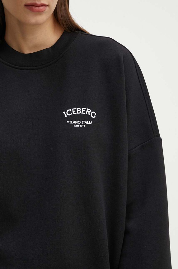Iceberg bluza bawełniana E041.6317 czarny
