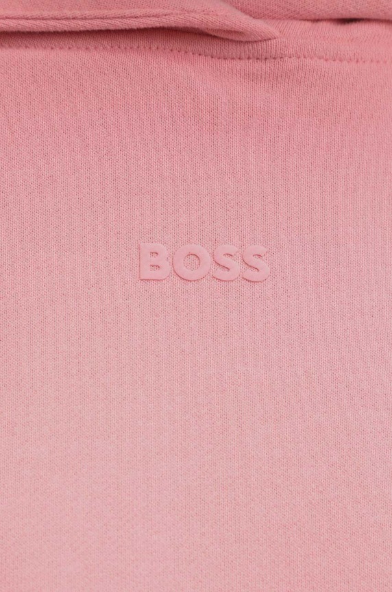 Хлопковая кофта Boss Orange 50519524 розовый