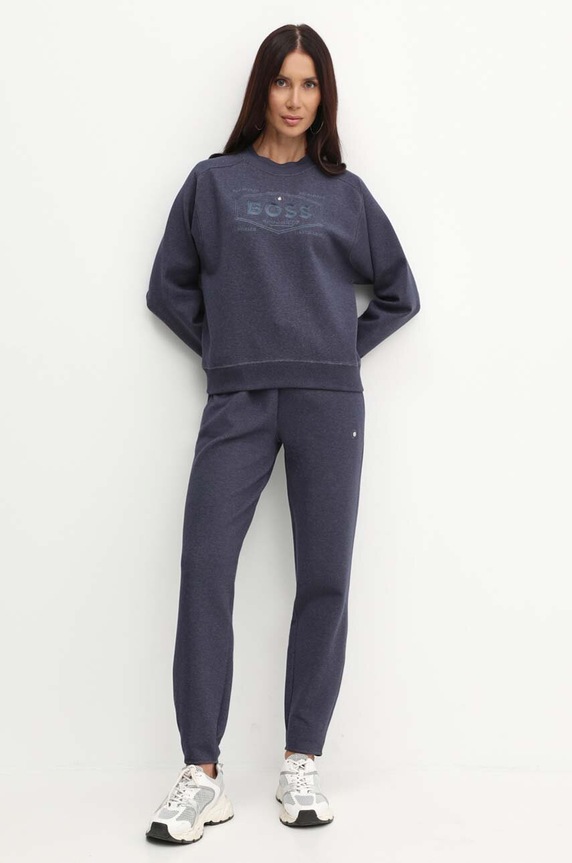 BOSS bluza 50518770 niebieski NC24