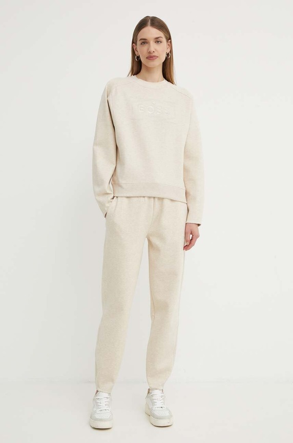BOSS bluza 50518770 beżowy NC24
