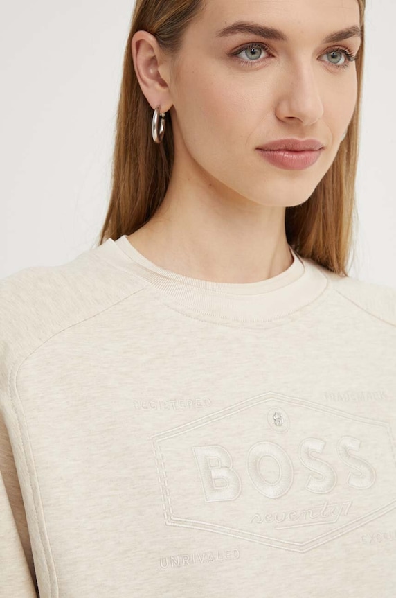 BOSS bluza 50518770 beżowy