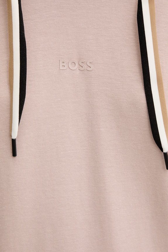 BOSS hanorac de loungewear pentru femei CP Stripe Hoodie 50524760 bej