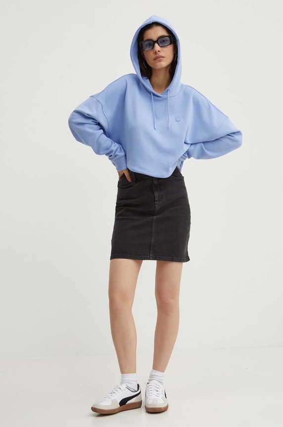 HUGO Blue bluza bawełniana 50520122 niebieski AW24