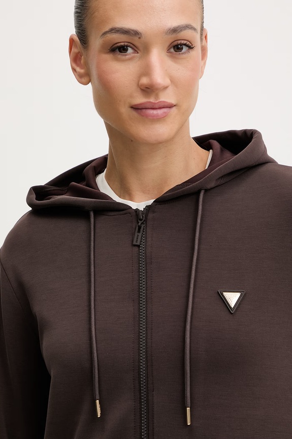 Dukserica Guess OLYMPE smeđa V4YQ06.KCAY2