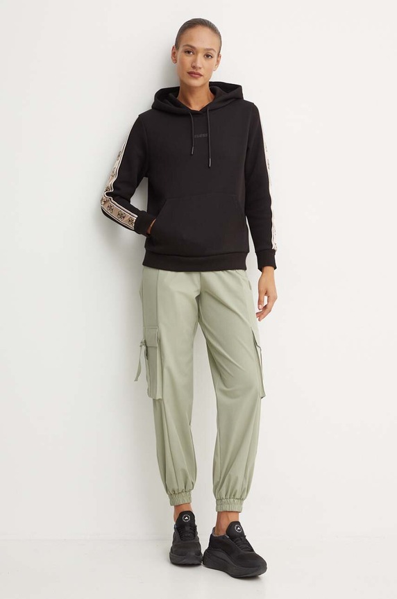 Guess bluza CARLA V4YQ11.KB3P2 czarny AW25