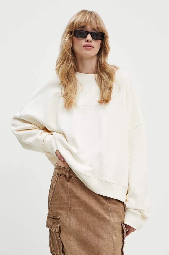 MSGM felpa in cotone senza beige 3741MDM78.247795