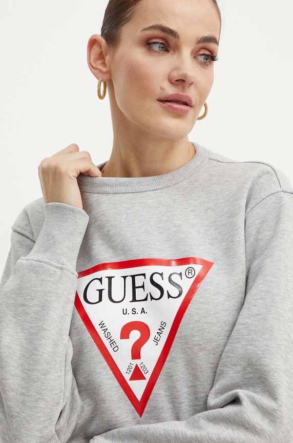 Mikina Guess sivá W2YQ16.KBA11