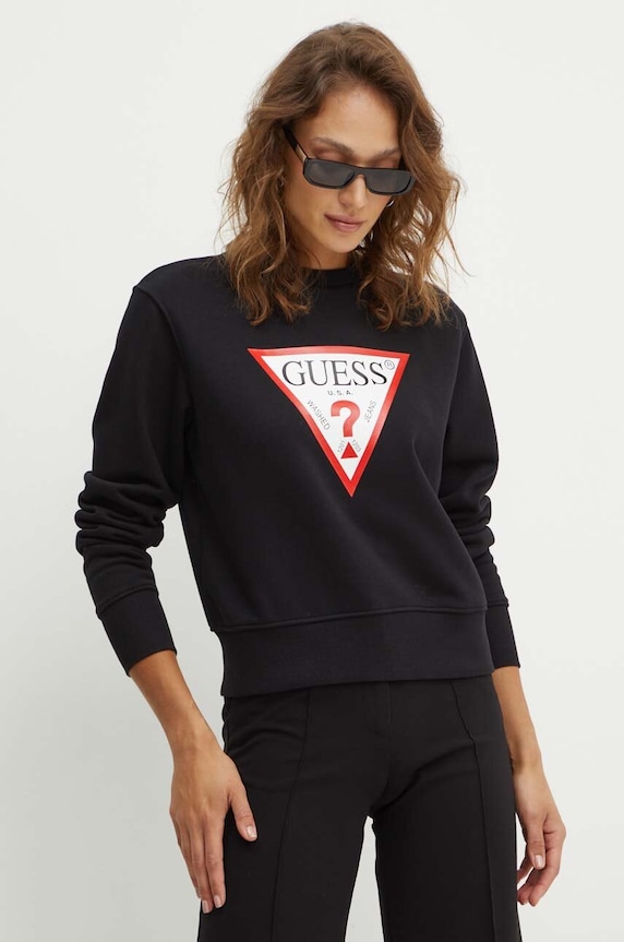 Guess felső nyomtatásos fekete W2YQ16.KBA11