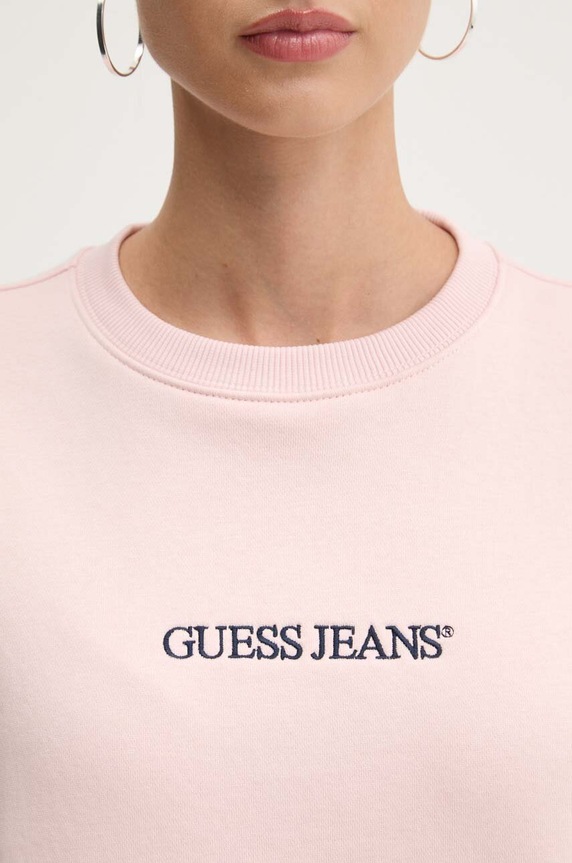 Mikina Guess Jeans W4YQ10.KC811 růžová