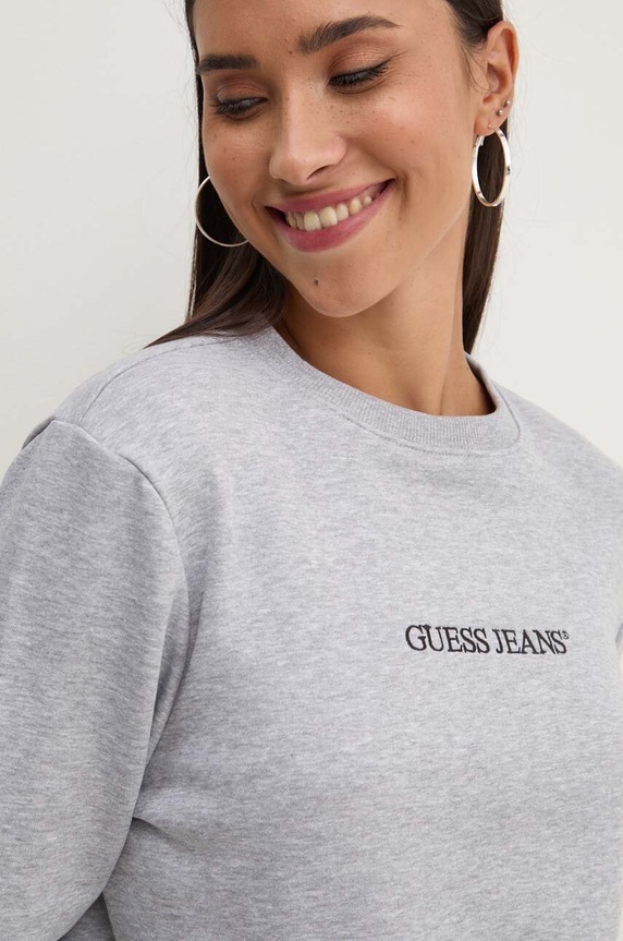 Mikina Guess Jeans šedá W4YQ10.KC811