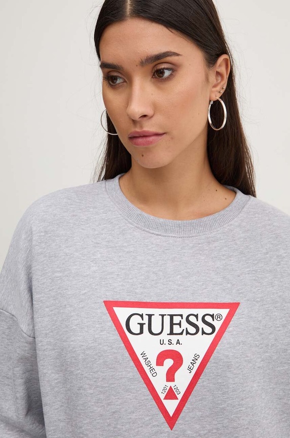 Mikina Guess Jeans sivá W4YQ00.KC811