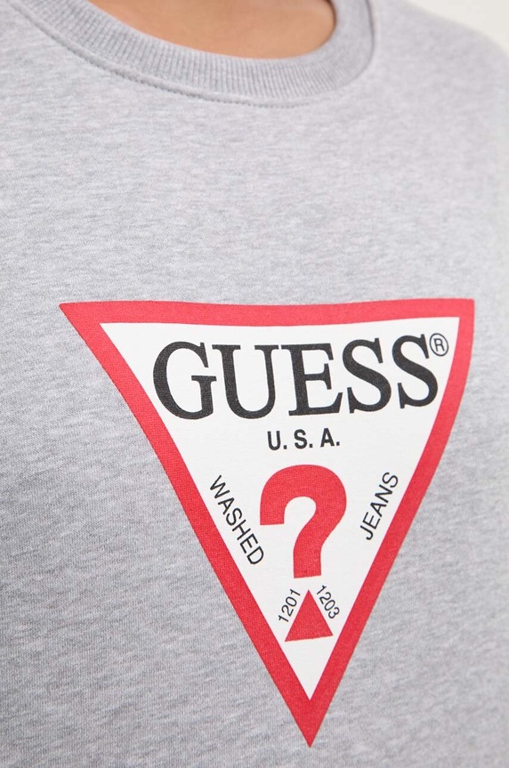 Mikina Guess Jeans W4YQ00.KC811 sivá
